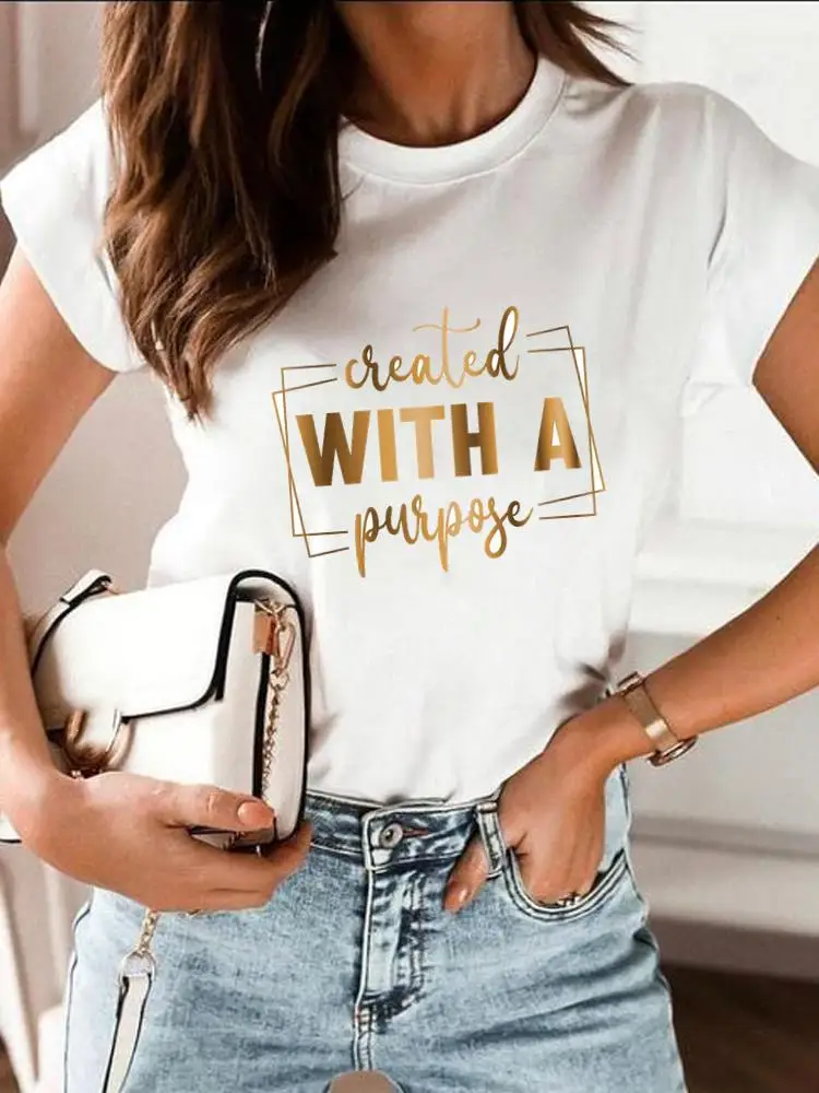 

Футболка женская с коротким рукавом, милый Повседневный Топ с принтом и надписью, в стиле 90-х, модная одежда