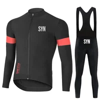 2024 SYN Team Autumn Cycling Jersey Set Ropa Ciclismo BIEHLER Long Sleeve Bike Clothing MTB Maillot Road Bicycle Bibs Uniform 2