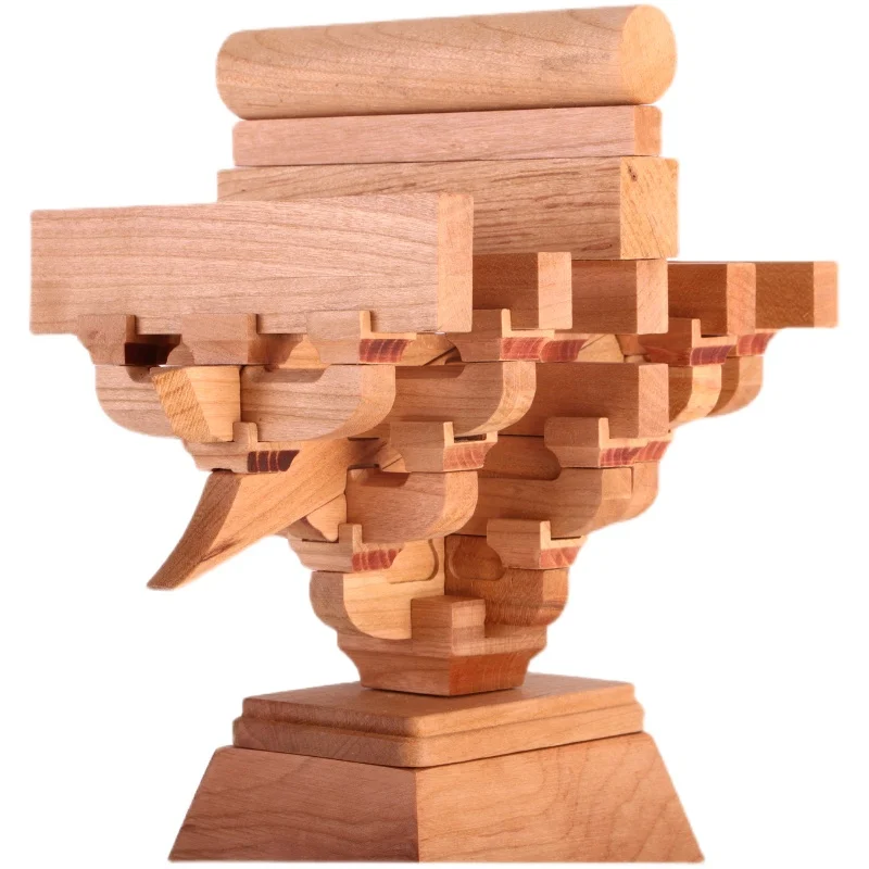 

Educational Building Blocks Toy Experience the Essence of Traditional Culture Mortise and Tenon Assembly