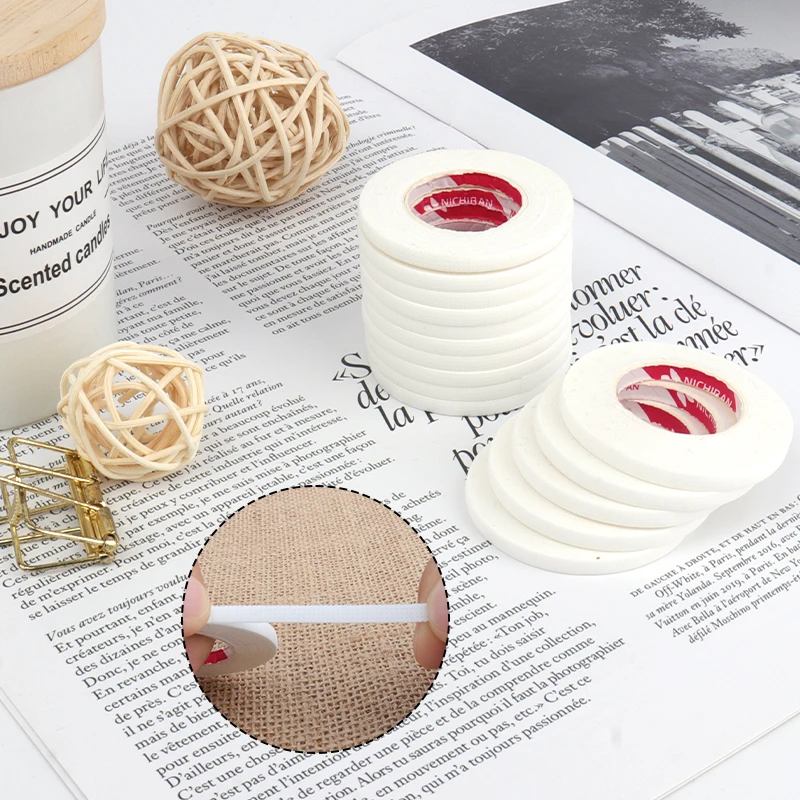 eyelash extension tape 10 Rolls 4mm Width Eyelash Extension Tape Makeup Breathable Easy to Tear Micropore Tape Tools Grafting Lashes