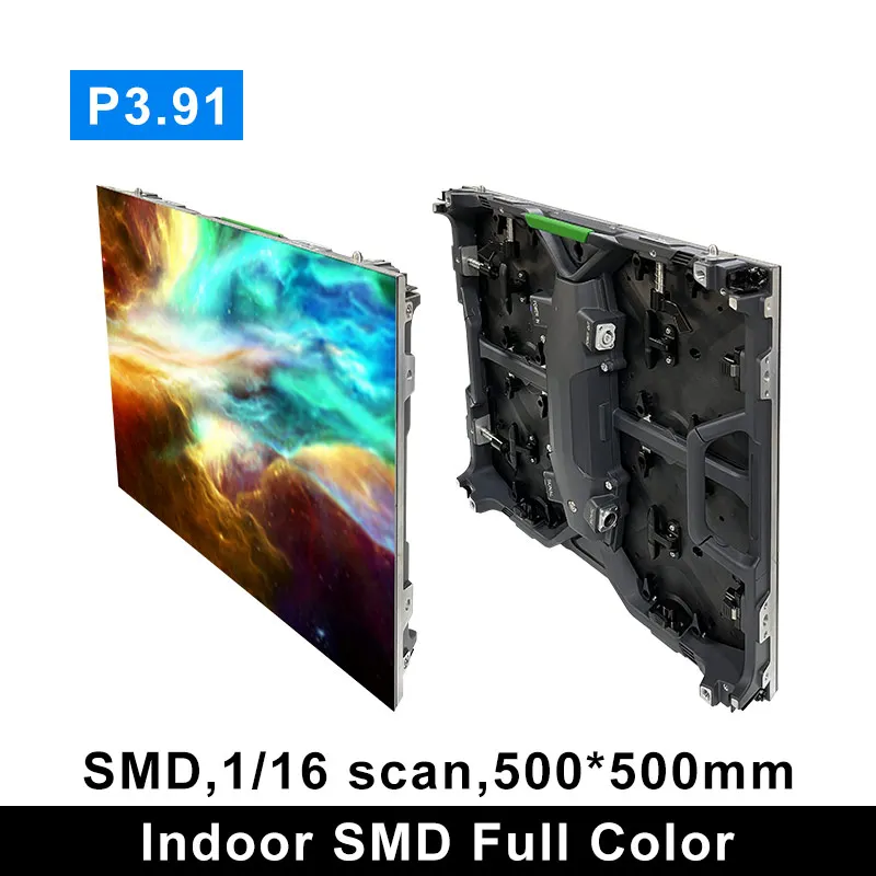 P3.91 Rental LED Video Wall Module Full color LED Cabinet P3.91 Indoor Outdoor Rental LED Display Screen Panel