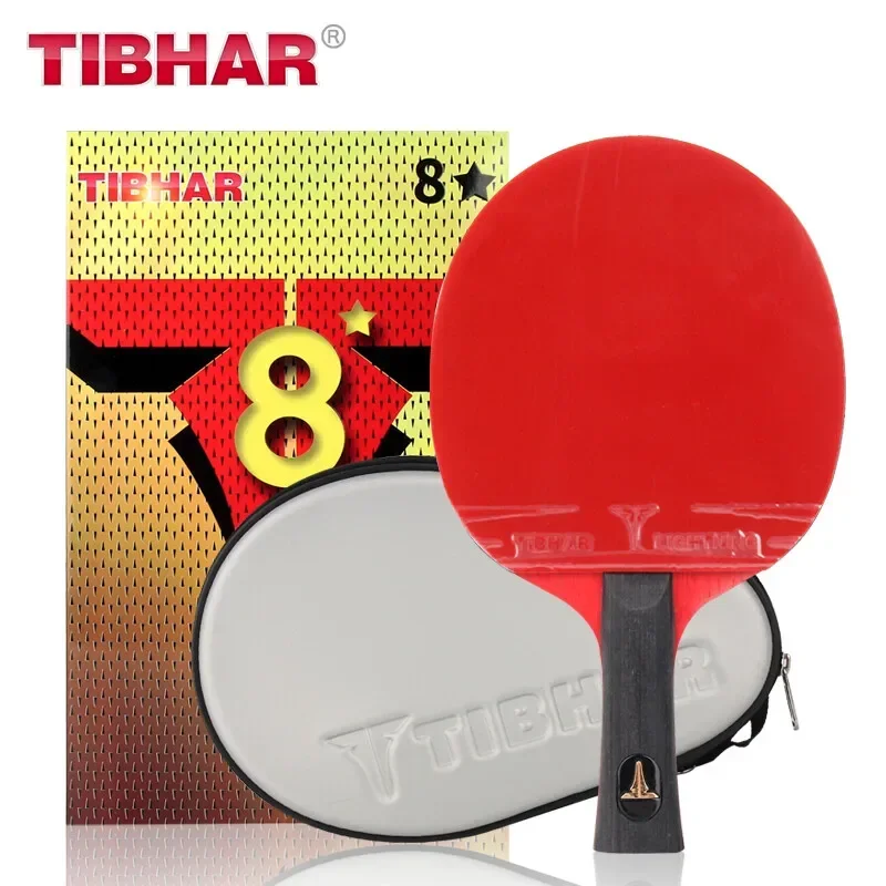 TIBHAR 6/7/8/9 Star Table Tennis Racket Superior Sticky Rubber Carbon Blade Ping Pong Rackets Professional Pimples-in Sticky