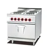 Commercial Cooking Stove Stainless Steel Kitchen Equipment Hot Plate Electric Stove 2 Burner With Cabinet 4
