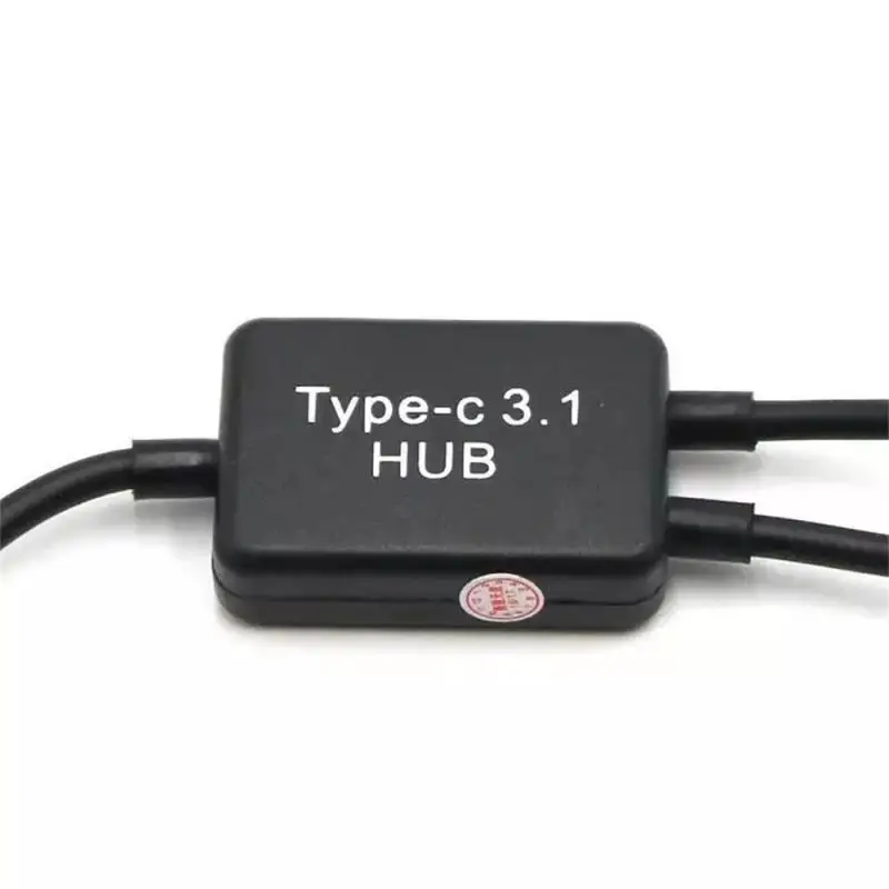 태블릿 안드로이드 마우스용 마이크로 USB C타입 어댑터 컨버터, 듀얼 포트 허브 케이블, Y 분배기, 1 개, 2 개, 3 개