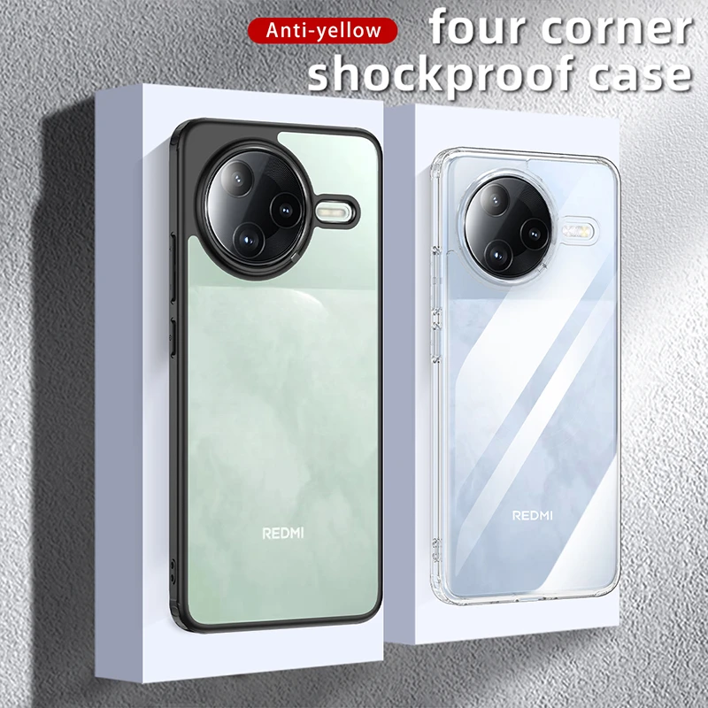 Crystal Clear Shockproof Camera Protection Case - Transparent Cover