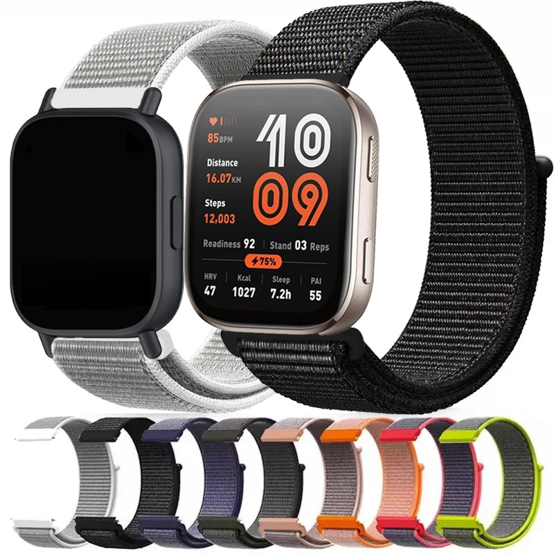 Durable Nylon Sport Strap, 20mm/22mm Adjustable Bracelet Band