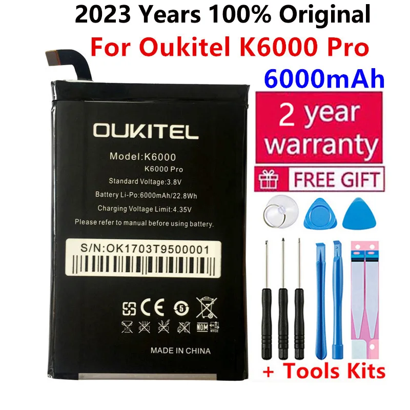  - 100% New Original Replacement battery For DOOGEE S55 S55Lite T6 S60 S95 Pro BL7000 BL12000 Oukitel K6000 Pro Batteries Bateria