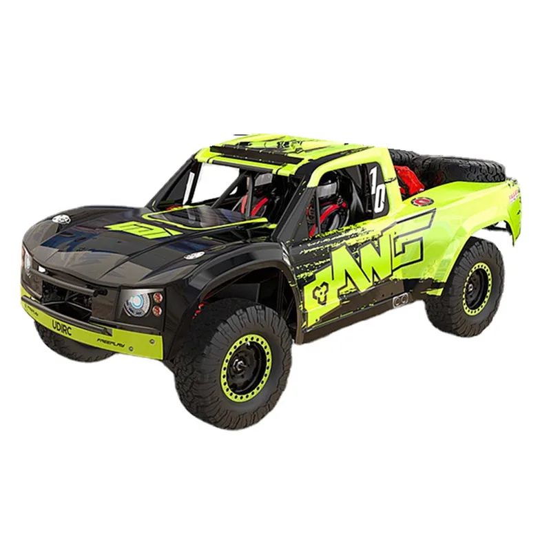 

UD1001 UD1002 80KM/H 1:10 2.4G Desert Off-Road RC Truck 120A Water-Proof ESC Brushless Motor RC Car Model Buggy Without Battery
