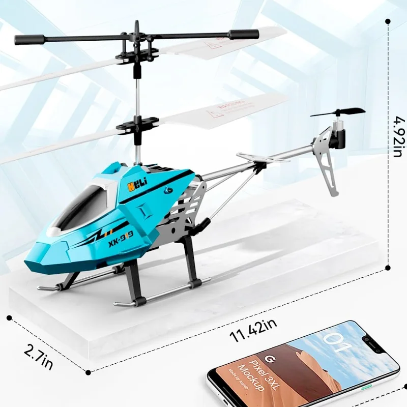 New Genuine Remote-Controlled Aircraft Toys Fixed Height Helicopter Xk919 3-Channel 2.4g Toy Children Boy Surprise Birthday Gift 3