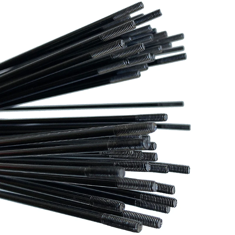 bike accessories bicycle spokes bike spokes nipples 20Pcs Black Bicycle Spokes 13G 2.3mm Diameter J-Bent Length 100-293mm #45 Steel Spokes+Nipples Knitting Needle