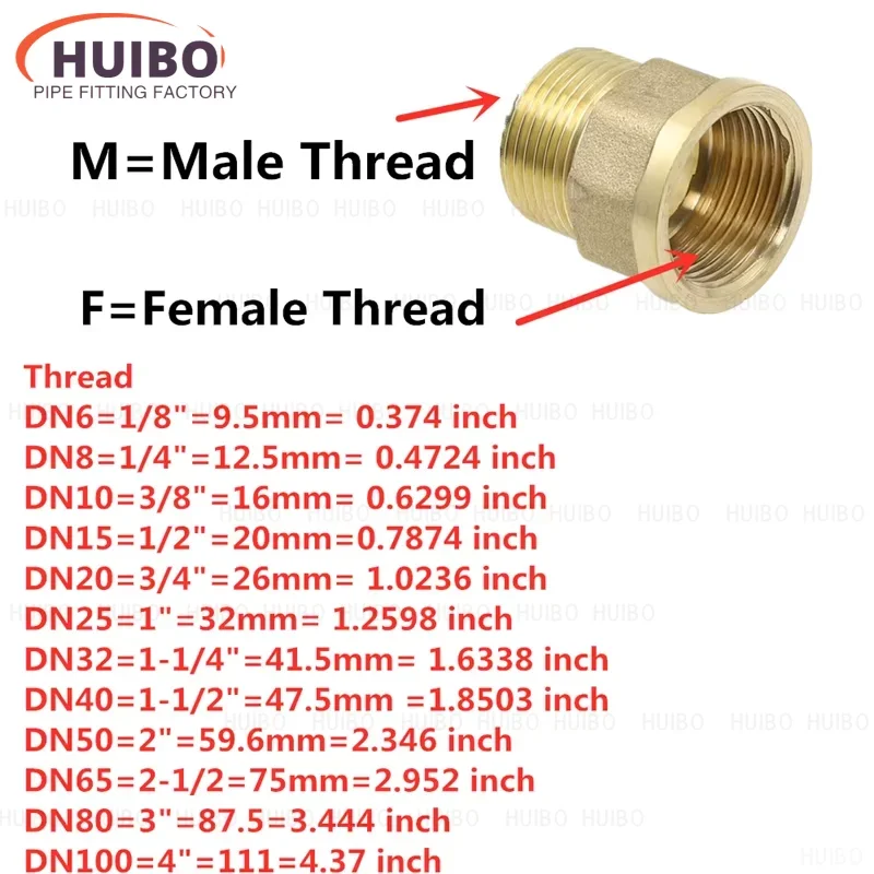 Brass Pipe Hex Nipple Fitting Quick Coupler Adapter 1/8 1/4 3/8 1/2 3/4 1 BSP Reducing Hexagon Bush Bushing