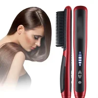 Professional Electric Hair Styling Straightening Smoothing Modeling Brush Rotating Hairbrush Hot Comb Electrical Curling Iron