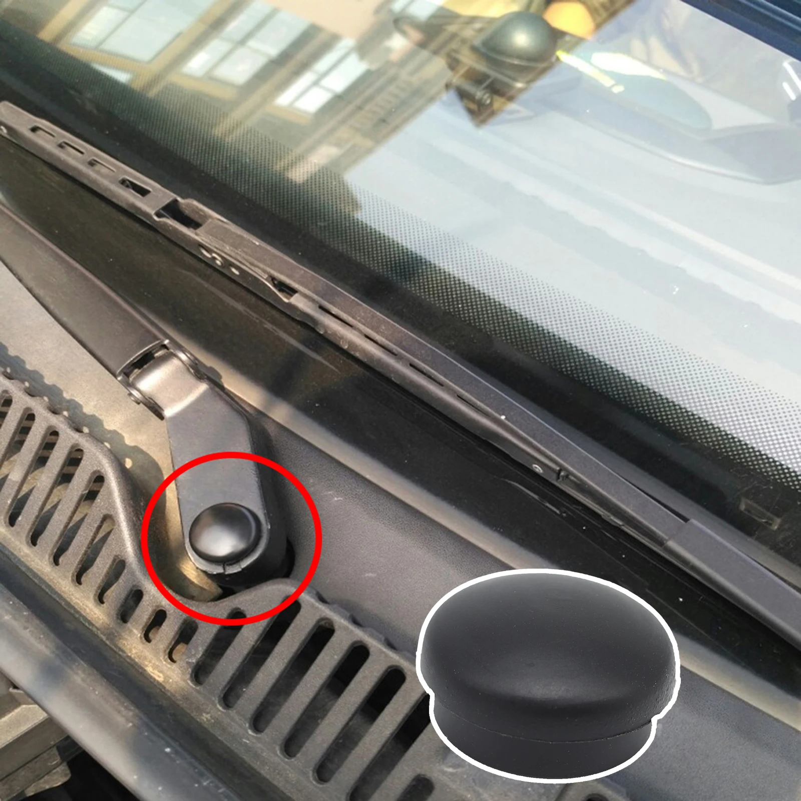 Enhanced Front Windscreen Wiper Arm Nut Cap Bolt Rocker Cover