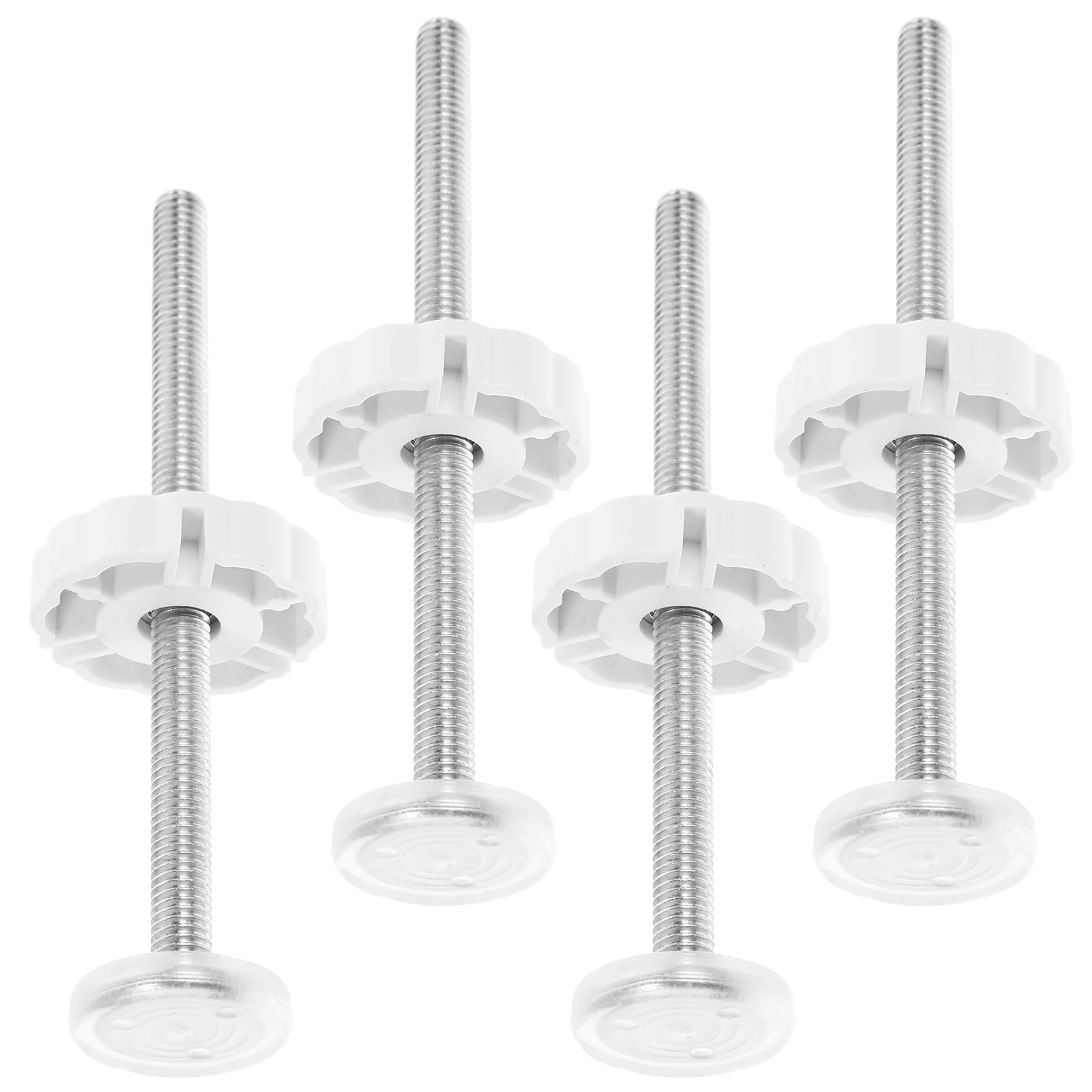 4Pcs Pet Door Bolt Baby Gate Replacement Parts Aluminum Alloy Mounting Hardware Safety Gates Doorways Threaded Rod Gate