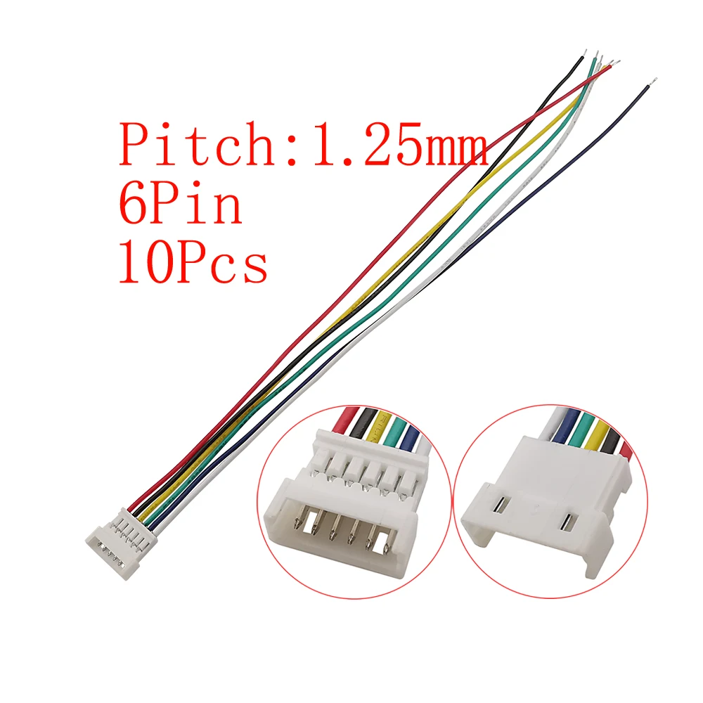 10 Set Connettori JST XH 2.54mm Con Cavi 150mm – 2/3/4 Pin, Fili 24AWG Per Elettronica - Foto 1