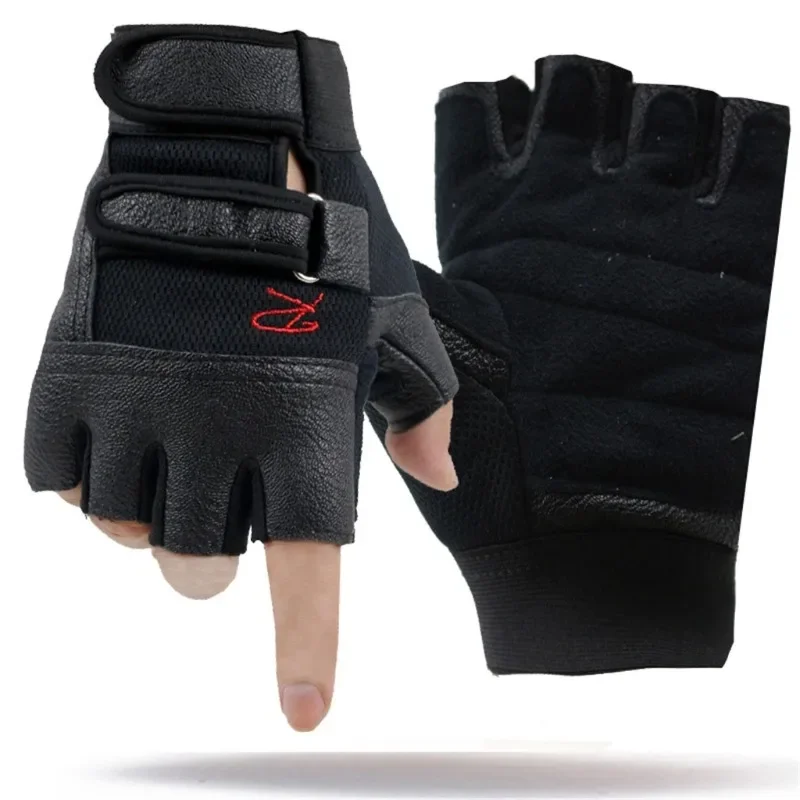 Gym Gloves Weight Lifting Bodybuilding Fitness Training Lengthen Wrist Straps Men Women fitness gloves