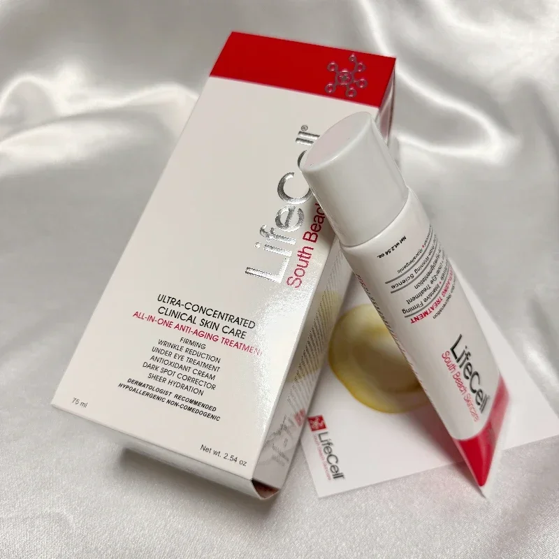 

Fast delivery 75ML Lifecell South Beach All-in-one Anti-aging Treatment Cream Firming Fine Lines Spot Free Shipping