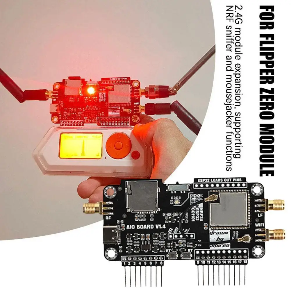 フリッパーゼロ用拡張ボード,3 in 1,wifi,2.4gモジュール,高