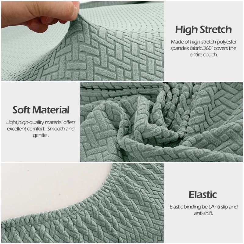 Jacquard Sofa Seat Cushion Cover Furniture Protector Sofa Covers For Living Room Washable Stretch Sofas Cover sofa slipcovers 3