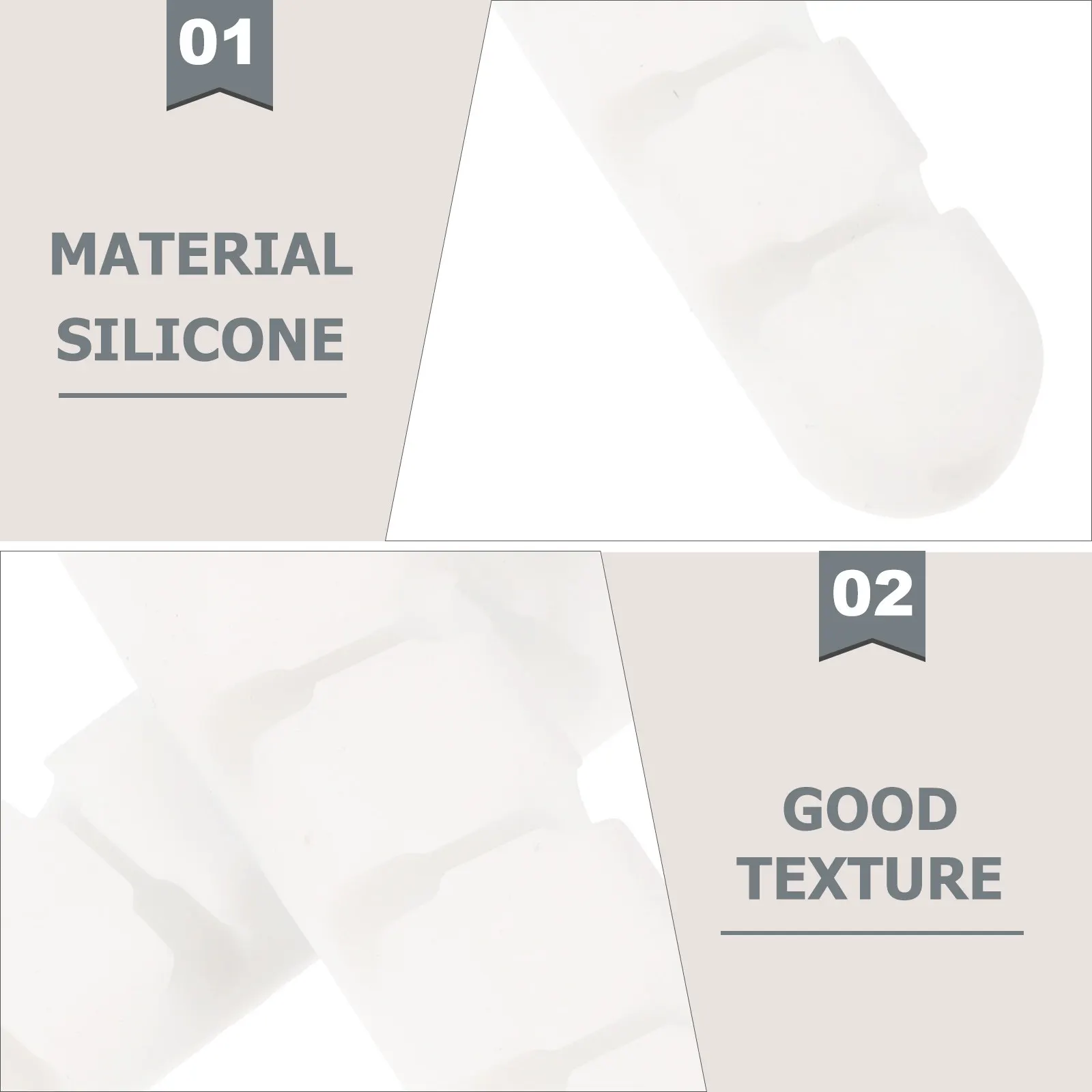 2Pcs 울트라 스티커형 케이블 정리대, 키보드, 마우스, 헤드폰, USB 케이블을 위한 데스크 케이블 홀더, 깨끗하고 정돈된 작업 공간을 위한 제품