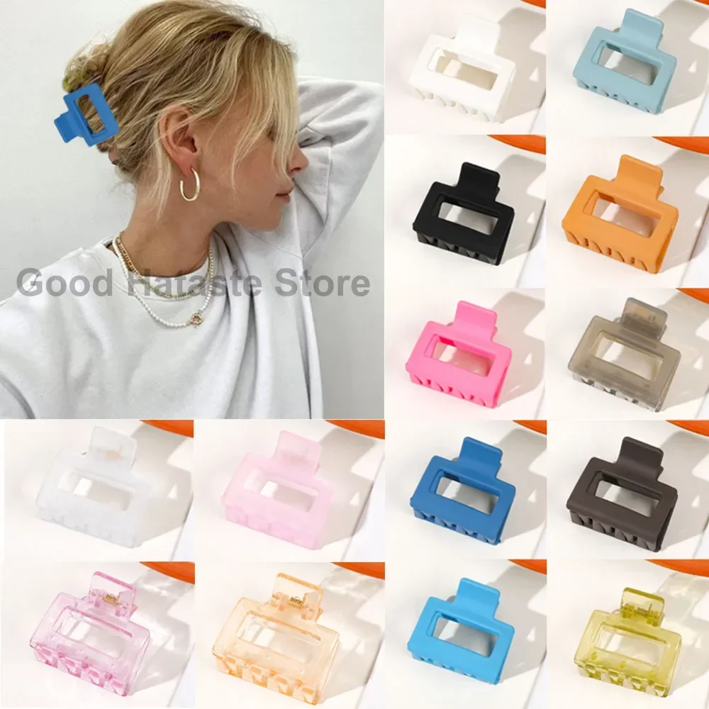 Korean Women Girls Plastic Hair Claws Clips Fashion Headwear Small Size Hairpin Crab Barrette Shark Clip Hair Accessories cheap price medical plastic ligation clip laparoscopic hem o lok polymer ligating clips for laparoscopic surgery