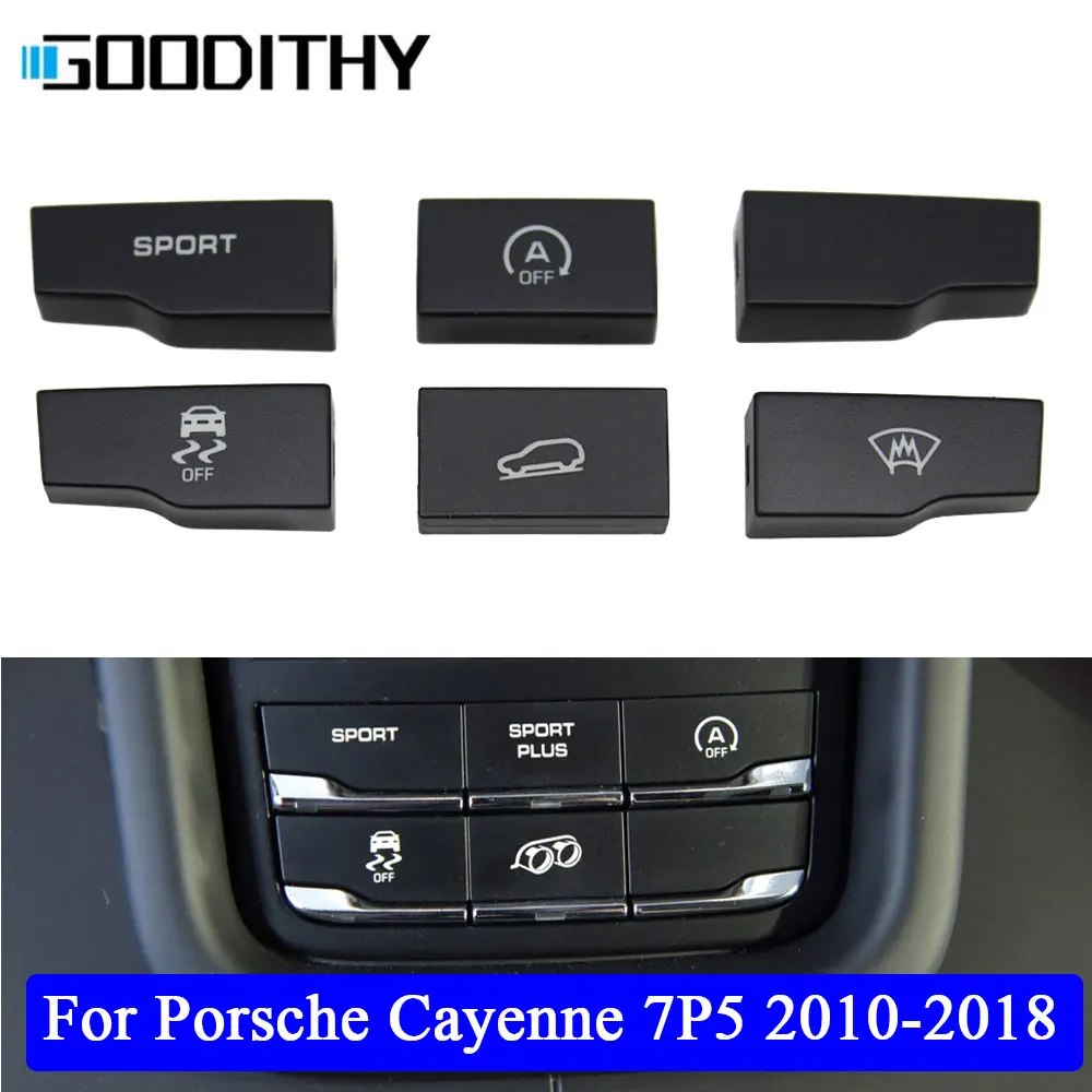 Car Front Console Drive Mode Suspension Sport Button Center Traction Control Switch For Porsche