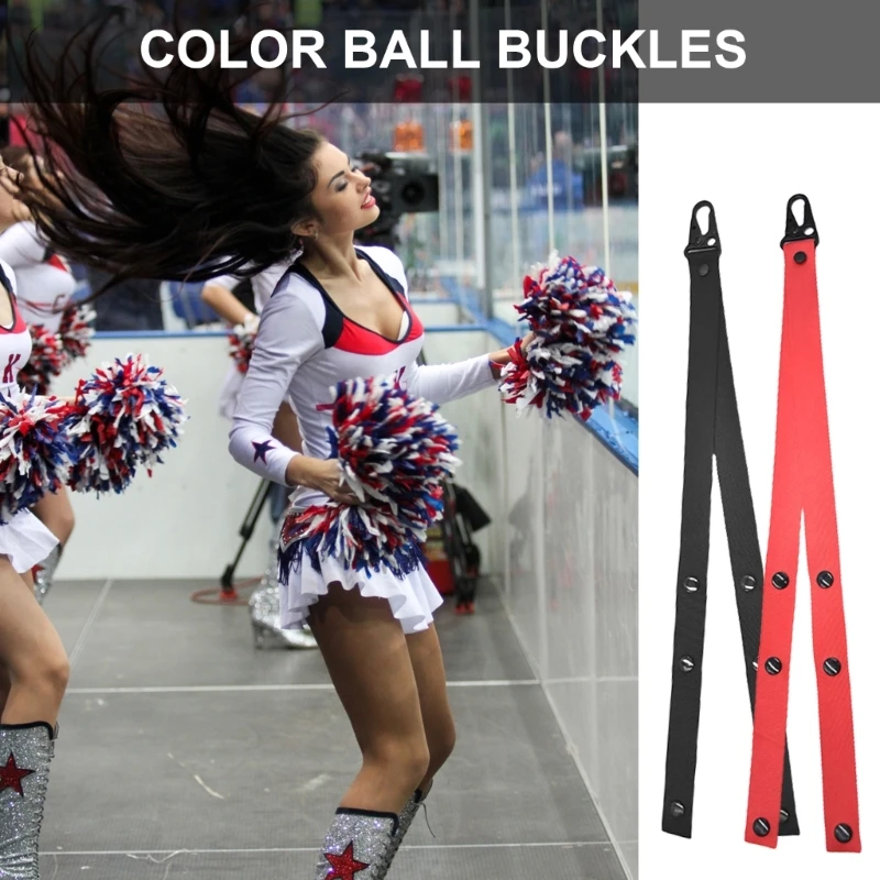 Pompoms Strap Lanyard Storage Equipment Adjustable Cheer Pompon Holder
