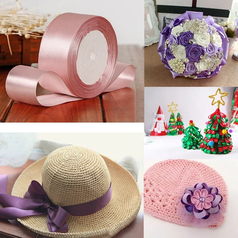 Silk Satin Ribbons 6mm 10mm 15mm 20mm 25mm 40mm 50mm