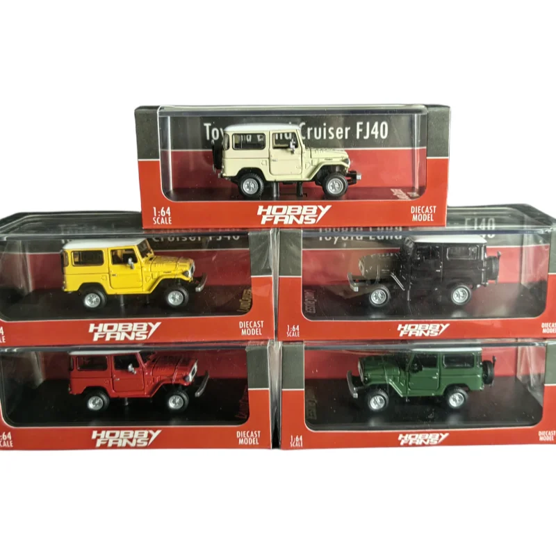 

Hobby Fans 1:64 Toyota Land Cruiser FJ40 Top White Diecast Car Toys Collection