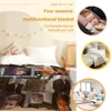 aaron warner; shatter me book Medium Blanket Soft comforter sets throw for Couch Warm Flannel Blankets Bedroom Décor 4