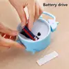 Double Bell Clock Accurate Timekeeping Battery Operated Analog Mini Round Bedside Desk Alarm Clock Cute Kids Gift 4