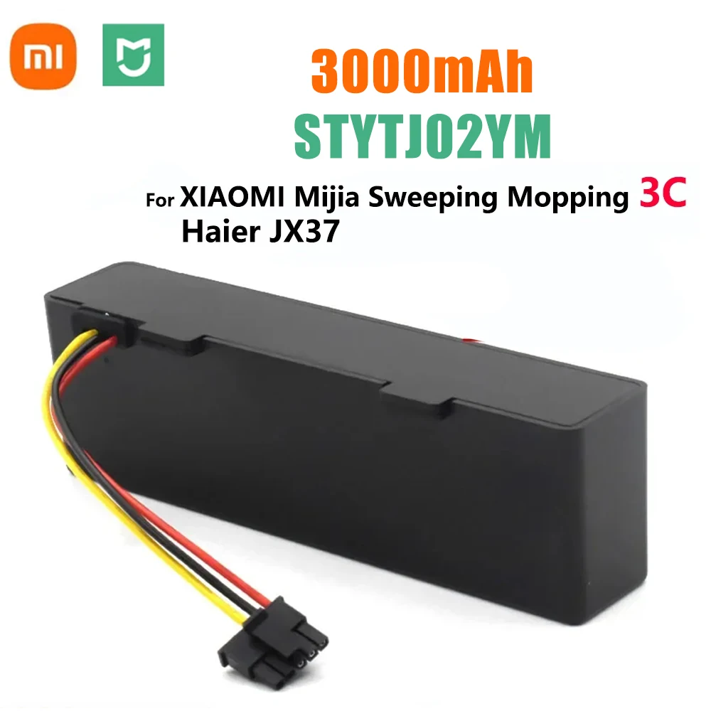 

STYTJ02YM 14,8 в 3000 мАч для робота-пылесоса Xiaomi Mop Pro, Сменный аккумулятор для Yunmi MVVO1-JG Haier JX37