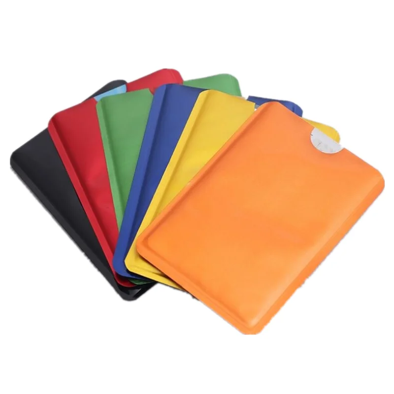 

10pcs/lot Anti Scan RFID Card Cover Bag for Bank Credit ID Card Protector Sleeve Bag Holder Anti-Scan Sleeve Case Random Color