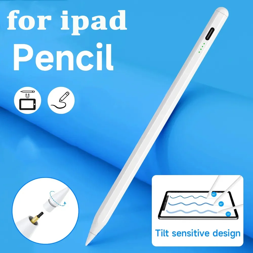 

Stylus Pen for IPad Pro 12.9 2022 2021 2020 2018 Pro 11 Air 4 5 Mini 6 Pen for IPad Pencil 2 1 Tilt Palm Rejection Charging Pen