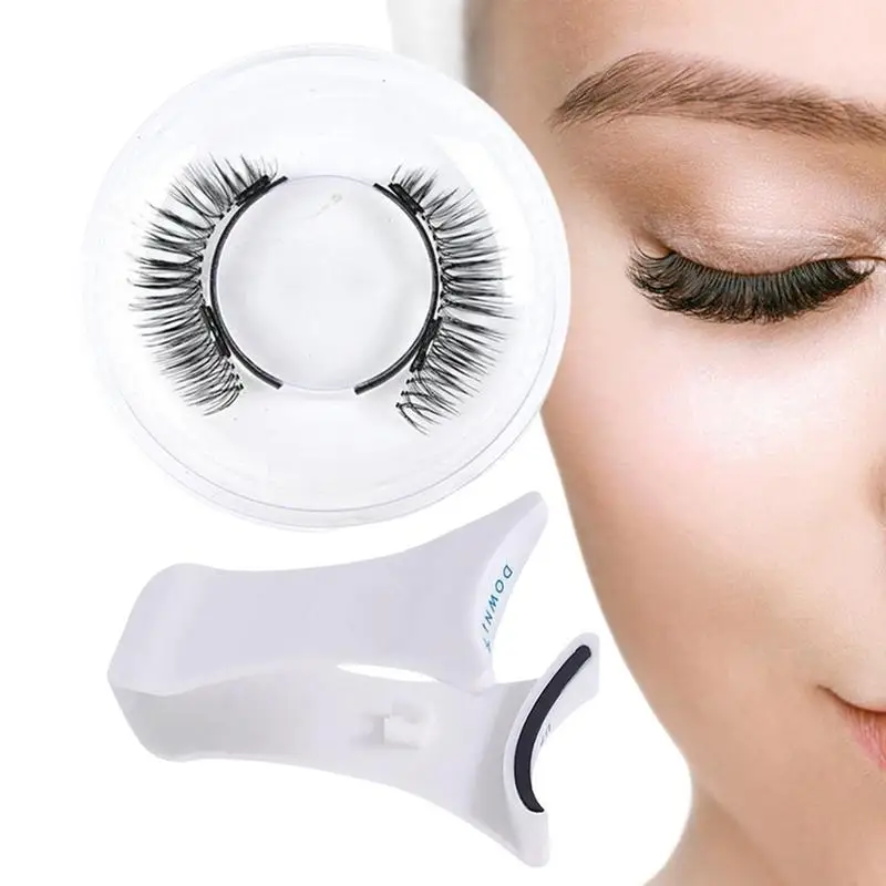 여성용 천연 마그네틱 속눈썹, 가짜 마그네틱 속눈썹, 수제 가짜 선물, 재사용 가능