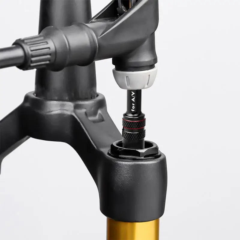 Bike Fork Schraders Valve Adapter MTBs Road Bicycle Rear Shock Inflatable Valve Adapter Bike Air Fork Tool
