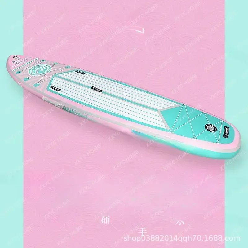 Inflatable Paddle Surfboard Adult Station Riser Novice Pulp Board Girl Pink Yoga Paddle Board Paddleboard