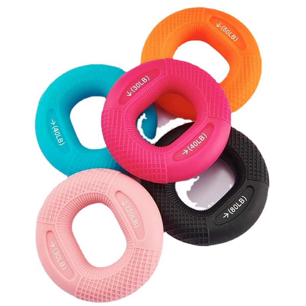 Silicone Adjustable Hand Grip 20-80LB Gripping Ring Finger Forearm Trainer Carpal Expander Muscle Workout Exercise Gym Fitness hand strengthener,finger trainer,finger strength trainer,forearm exerciser,hand grip trainers,hand grip exerciser,hand exerciser,hand trainer