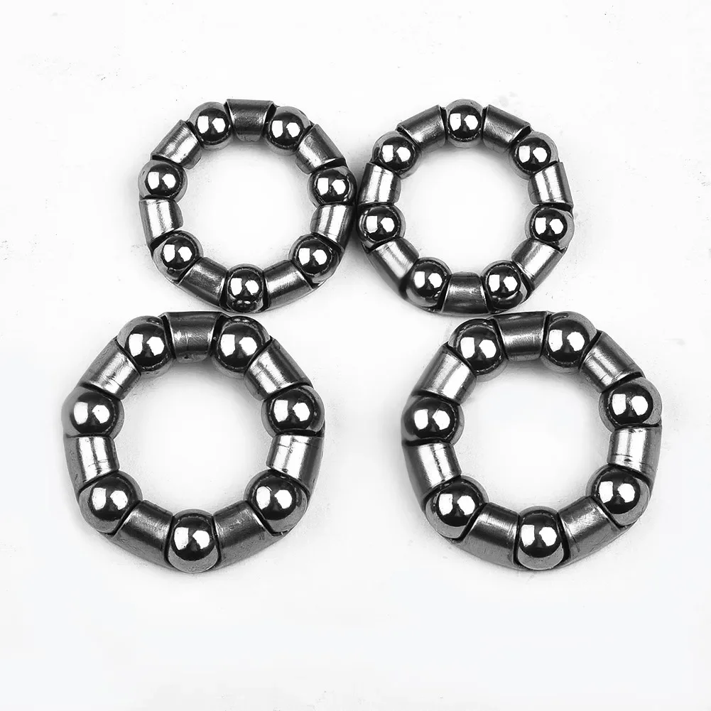 Mountain Road Bike Bicycle Wheel Hub Bearings 3/16" And 1/4" Front And Rear (Pair) 4pcs Steel Ball Rack