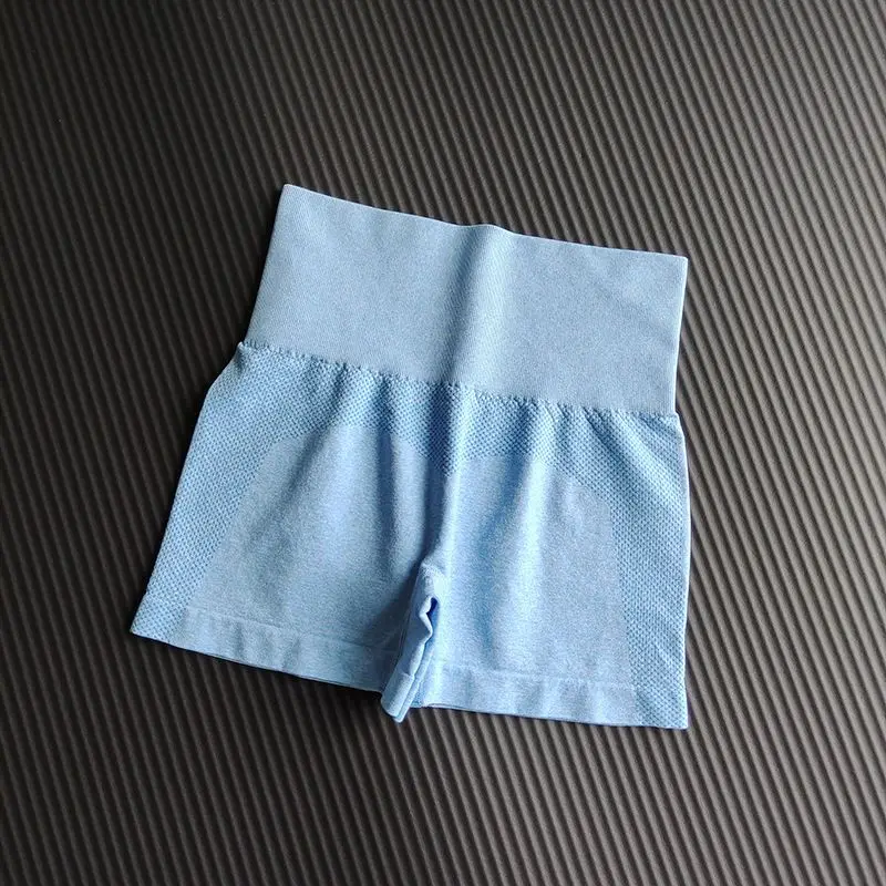 High-bounce Women's Tight, Hip-lifting Yoga Shorts with Summer Cycling Fitness Wear Women's Three-quarter Pants