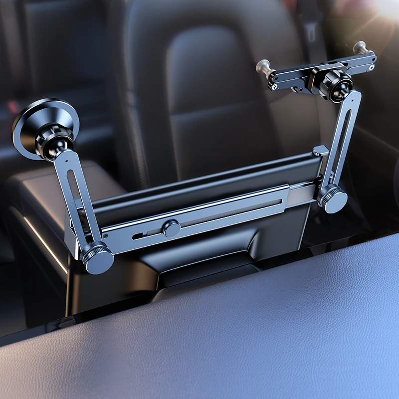 Oatsbasf Dual-position Car Screen Phone Holder Stand Metal Aluminum Adjustable for Tesla Model 3 Highland Y Car Accessories