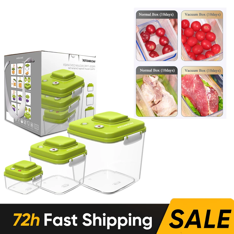Watermelon Storage Container Keep Fresh Plastic Kitchen Storage Box