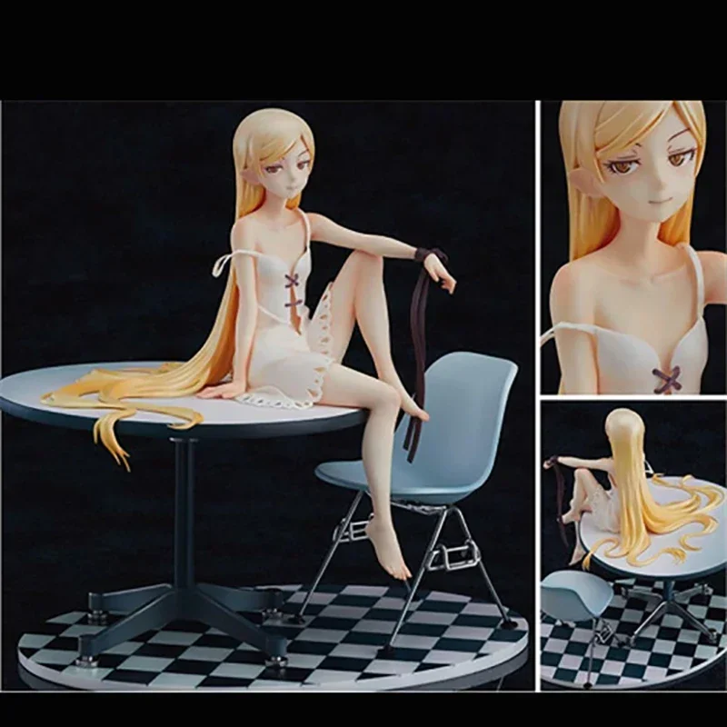 

19cm Anime Bakemonogatari Oshino Shinobu 12 Years Ver. 1/8 Scale Painted Pvc Action Figure Statue Collectible Model Toys Doll