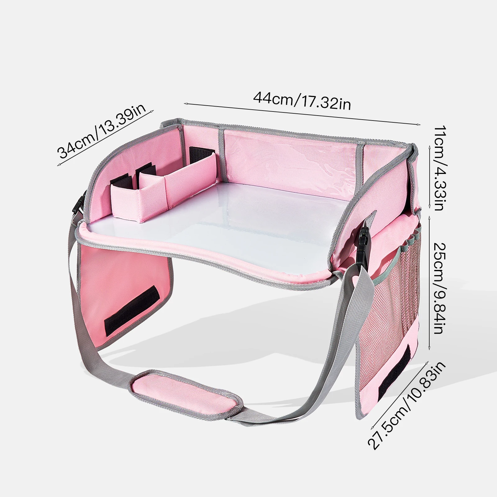 Portable Travel Car Drawing Board Wipeable Children's Drawing Board Car Whiteboard Tray Cart Toy Storage children drawing board