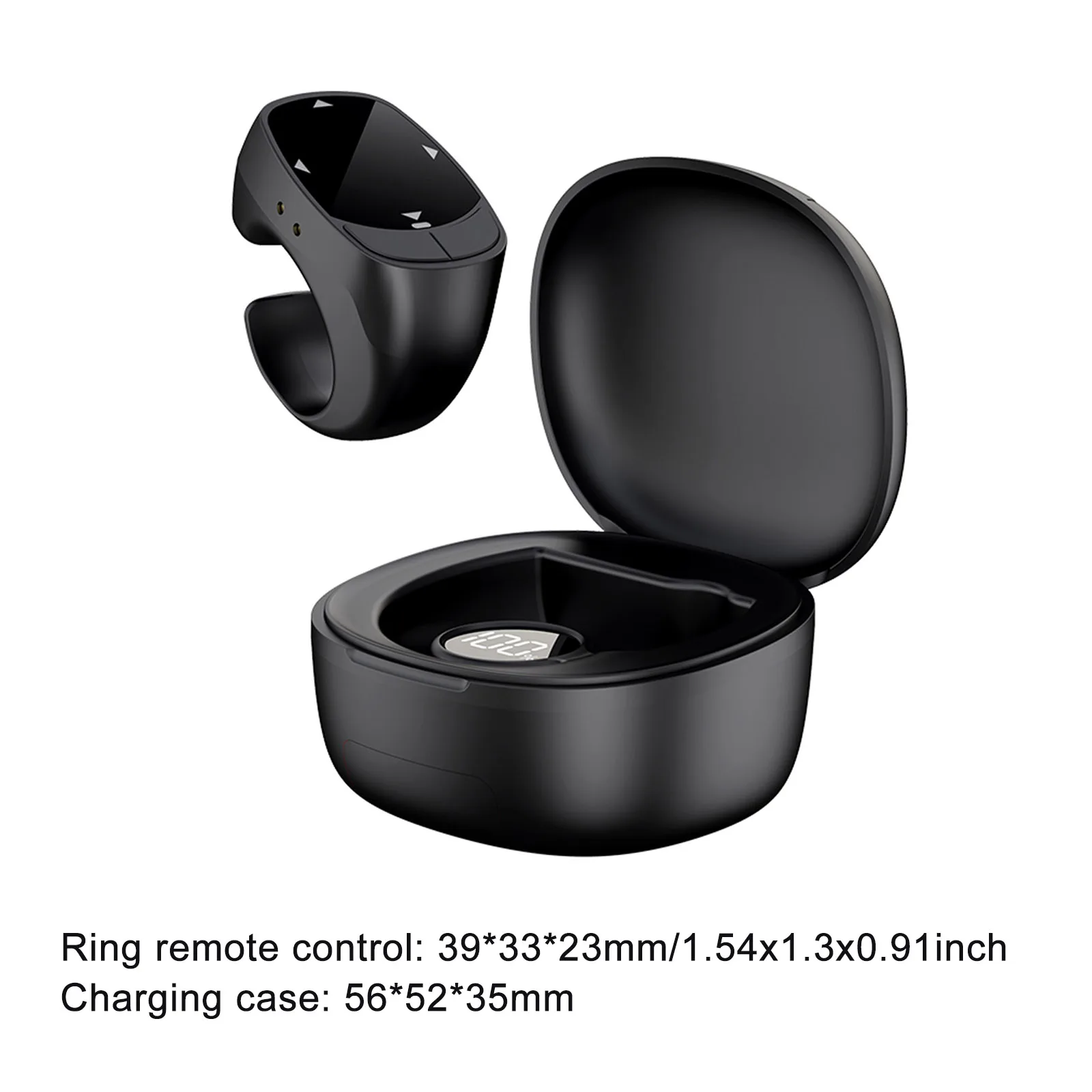 Page Turner Clicker BT Camera Video Recording Remote Remote Scrolling Ring Touch Screen Page Turner for iPhone Android Tablet