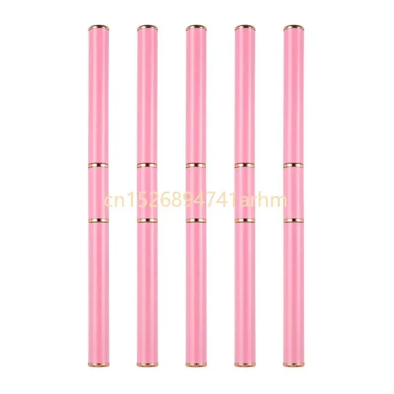 손톱 아트 브러쉬 컬렉션 5Pcs 전문 매니큐어 스타일링 손톱 장식 액세서리 파인 디테일링 브러쉬 A0ND
