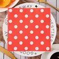 20pcs-33x33cm-red