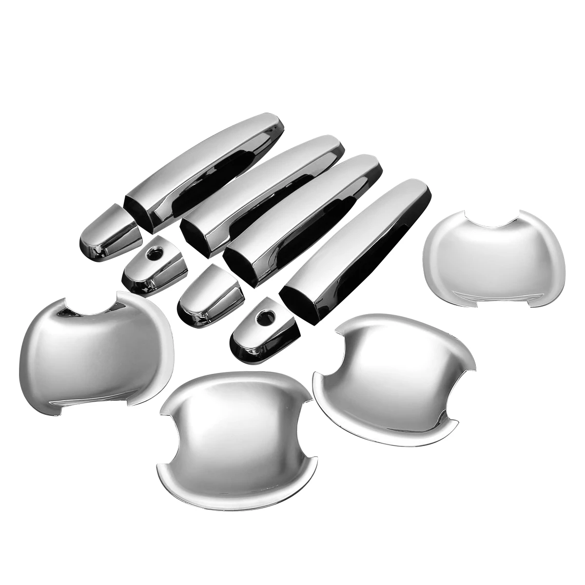 

Накладка на дверную ручку из АБС-пластика 12X, хромированная накладка на чаши для TOYOTA Corolla 03-13 Highlander 01-07 Camry 02-06 RAV4 01-08 Yaris 08-08