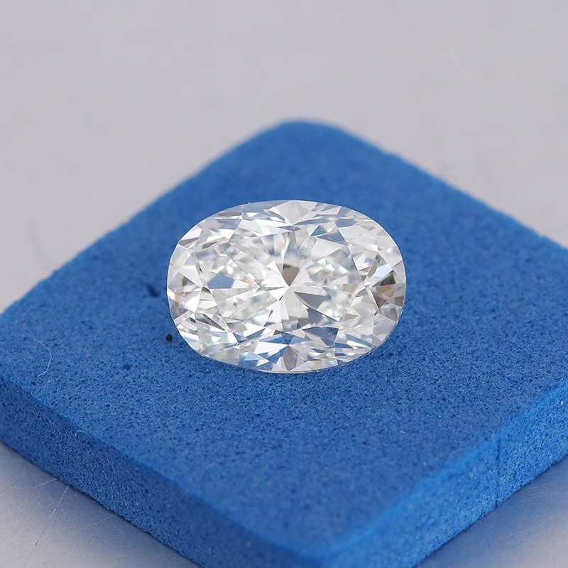 Provence 1/2/3ct DEF color 3Excellent oval shaped CVD lab grown diamomd loose stone with IGI Certificate for Jewelry Making