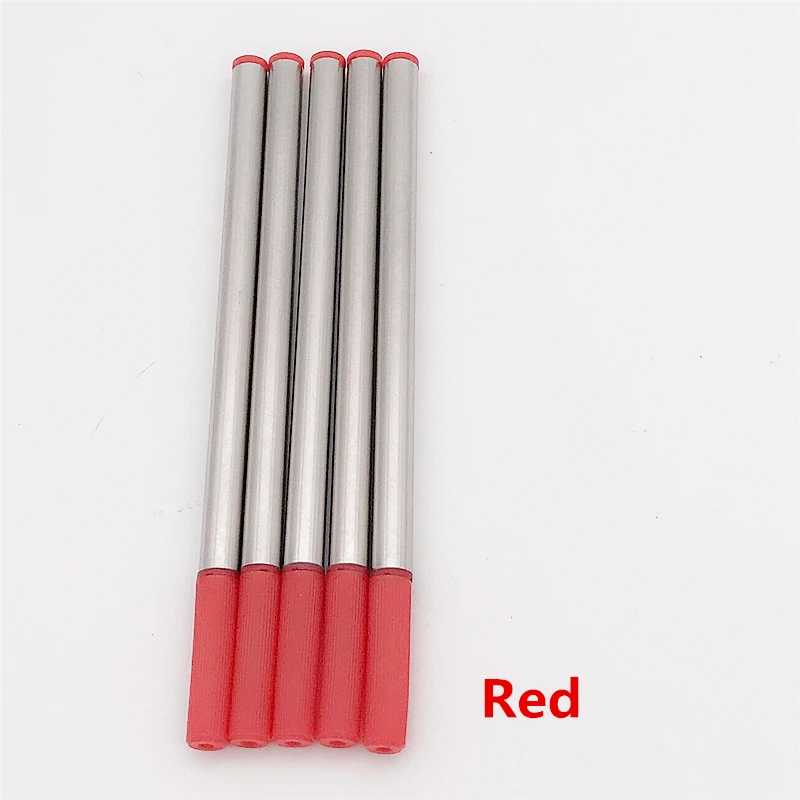 5 Ricariche per Penna a Sfera in Metallo, Penne a Sfera Lunghezza 11,6 cm, Ricarica per Penne Sfera Blu da 1,0 mm Punta Media
